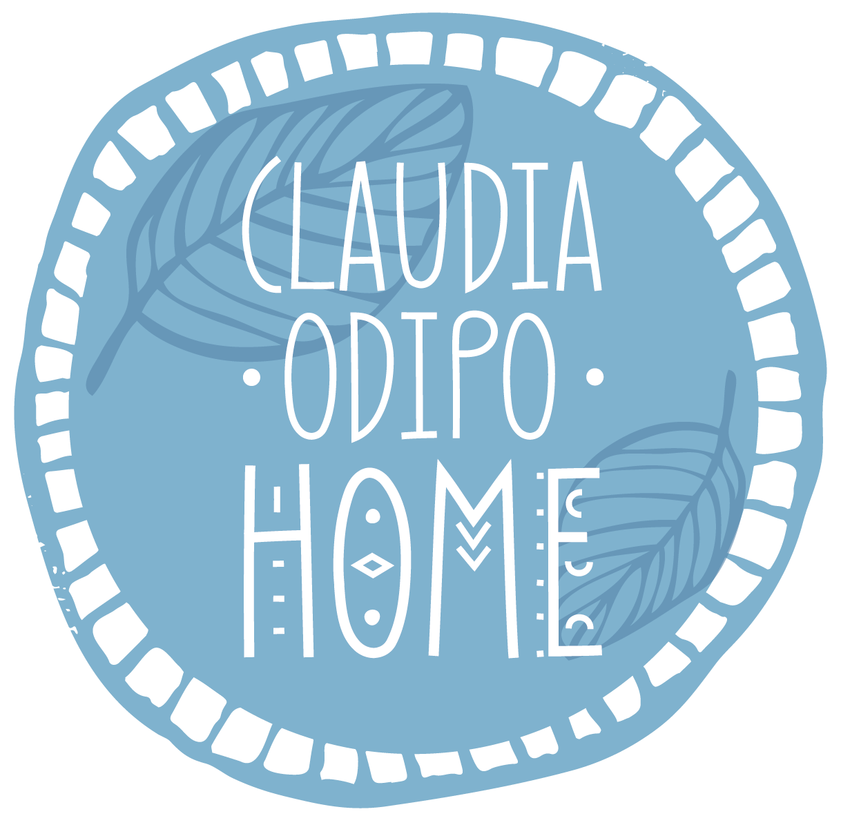 Claudia Odipo Home logo color carta da zucchero